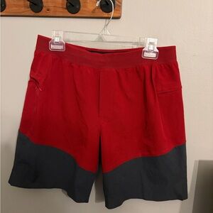 Men’s Lululemon Lined Swim Shorts in Red